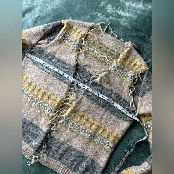 PERVERZE wool cardigan squeeze creatives size S/M very cool jacket sweater - Picture 11 of 15